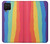 W3799 Cute Vertical Watercolor Rainbow Case Cover Custodia e Flip Case per Samsung Galaxy A12