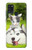 W3795 Grumpy Kitten Cat Playful Siberian Husky Dog Paint Case Cover Custodia e Flip Case per Samsung Galaxy A21s