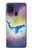 W3802 Dream Whale Pastel Fantasy Case Cover Custodia e Flip Case per Samsung Galaxy A21s