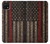 W3804 Fire Fighter Metal Red Line Flag Graphic Case Cover Custodia e Flip Case per Samsung Galaxy A22 5G