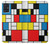 W3814 Piet Mondrian Line Art Composition Case Cover Custodia e Flip Case per Samsung Galaxy A51 5G