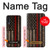 W3804 Fire Fighter Metal Red Line Flag Graphic Case Cover Custodia e Flip Case per Samsung Galaxy A70