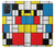 W3814 Piet Mondrian Line Art Composition Case Cover Custodia e Flip Case per Samsung Galaxy A71 5G