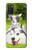 W3795 Grumpy Kitten Cat Playful Siberian Husky Dog Paint Case Cover Custodia e Flip Case per Samsung Galaxy A03S