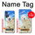 W3794 Arctic Polar Bear in Love with Seal Paint Case Cover Custodia e Flip Case per Motorola Edge+