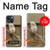 W1386 Paper Sculpture Owl Case Cover Custodia e Flip Case per iPhone 13 mini