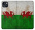 W2976 Wales Football Soccer Flag Case Cover Custodia e Flip Case per iPhone 13 mini