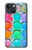 W3235 Watercolor Mixing Case Cover Custodia e Flip Case per iPhone 13 mini