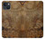 W3456 Vintage Paper Clock Steampunk Case Cover Custodia e Flip Case per iPhone 13 mini