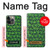 W2666 Marijuana Pattern Case Cover Custodia e Flip Case per iPhone 13 Pro Max