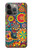 W3272 Colorful Pattern Case Cover Custodia e Flip Case per iPhone 13 Pro Max