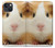 W1619 Cute Guinea Pig Case Cover Custodia e Flip Case per iPhone 13