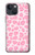 W2213 Pink Leopard Pattern Case Cover Custodia e Flip Case per iPhone 13
