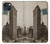 W2832 New York 1903 Flatiron Building Postcard Case Cover Custodia e Flip Case per iPhone 13