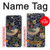 W3791 William Morris Strawberry Thief Fabric Case Cover Custodia e Flip Case per iPhone 13