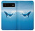 W0843 Blue Whale Case Cover Custodia e Flip Case per Google Pixel 6