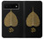 W2331 Gold Leaf Buddhist Om Symbol Case Cover Custodia e Flip Case per Google Pixel 6