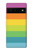 W2363 Rainbow Pattern Case Cover Custodia e Flip Case per Google Pixel 6