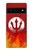 W2803 Fire Red Devil Spear Symbol Case Cover Custodia e Flip Case per Google Pixel 6