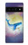 W3802 Dream Whale Pastel Fantasy Case Cover Custodia e Flip Case per Google Pixel 6 Pro