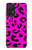 W1850 Pink Leopard Pattern Case Cover Custodia e Flip Case per Samsung Galaxy A52s 5G