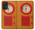 W2780 Vintage Orange Bakelite Radio Case Cover Custodia e Flip Case per Samsung Galaxy A52s 5G