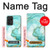 W3399 Green Marble Graphic Print Case Cover Custodia e Flip Case per Samsung Galaxy A52s 5G