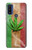 W2109 Marijuana Rasta Flag Case Cover Custodia e Flip Case per Motorola G Pure