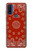 W3355 Bandana Red Pattern Case Cover Custodia e Flip Case per Motorola G Pure