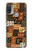 W3460 Mali Art Pattern Case Cover Custodia e Flip Case per Motorola Moto E20,E30,E40