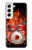 W1431 Skull Drum Fire Rock Case Cover Custodia e Flip Case per Samsung Galaxy S22