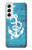 W3053 Marine Anchor Blue Case Cover Custodia e Flip Case per Samsung Galaxy S22
