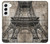 W3416 Eiffel Tower Blueprint Case Cover Custodia e Flip Case per Samsung Galaxy S22