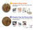 W3456 Vintage Paper Clock Steampunk Case Cover Custodia e Flip Case per Samsung Galaxy S22
