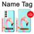 W3708 Pink Flamingo Case Cover Custodia e Flip Case per Samsung Galaxy S22