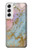W3717 Rose Gold Blue Pastel Marble Graphic Printed Case Cover Custodia e Flip Case per Samsung Galaxy S22