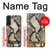 W2703 Snake Skin Texture Graphic Printed Case Cover Custodia e Flip Case per Samsung Galaxy S22 Plus