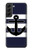 W2758 Anchor Navy Case Cover Custodia e Flip Case per Samsung Galaxy S22 Plus