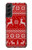 W2835 Christmas Reindeer Knitted Pattern Case Cover Custodia e Flip Case per Samsung Galaxy S22 Plus