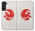 W3237 Waves Japan Flag Case Cover Custodia e Flip Case per Samsung Galaxy S22 Plus