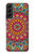 W3694 Hippie Art Pattern Case Cover Custodia e Flip Case per Samsung Galaxy S22 Plus