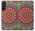 W3694 Hippie Art Pattern Case Cover Custodia e Flip Case per Samsung Galaxy S22 Plus