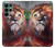 W0691 Leo Paint Case Cover Custodia e Flip Case per Samsung Galaxy S22 Ultra