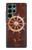 W2766 Ship Wheel Rusty Texture Case Cover Custodia e Flip Case per Samsung Galaxy S22 Ultra
