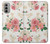 W1859 Rose Pattern Case Cover Custodia e Flip Case per Motorola Moto G51 5G