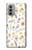 W2354 Pastel Flowers Pattern Case Cover Custodia e Flip Case per Motorola Moto G51 5G