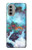 W2724 White Dragon Pool Lui Haisu Case Cover Custodia e Flip Case per Motorola Moto G51 5G