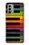 W3451 Colorful Piano Case Cover Custodia e Flip Case per Motorola Moto G51 5G