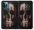 W3850 American Flag Skull Case Cover Custodia e Flip Case per iPhone 12 Pro Max