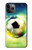 W3844 Glowing Football Soccer Ball Case Cover Custodia e Flip Case per iPhone 11 Pro